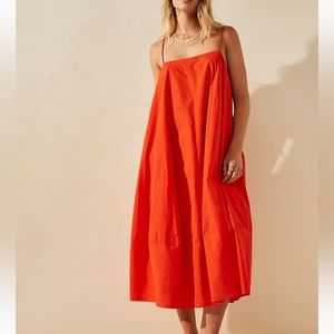 NWT Free People Struttin Midi Dress